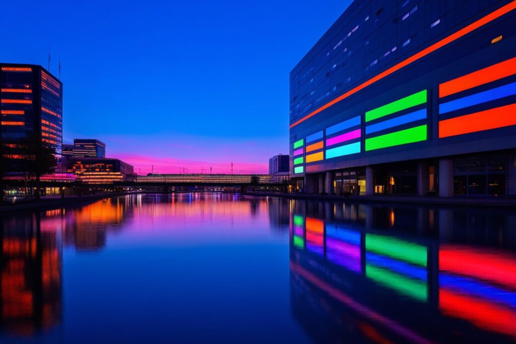 Гъвкави фасади: Led панели превръщат сгради в интерактивни екрани
